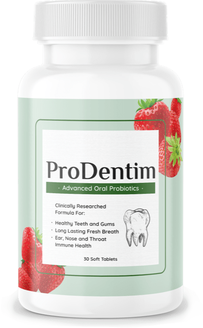 ProDentim dental probiotic supplement bottle